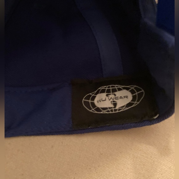Wu Tang Wu Wear International Snapback Blue Hat Rare New - Picture 4 of 5